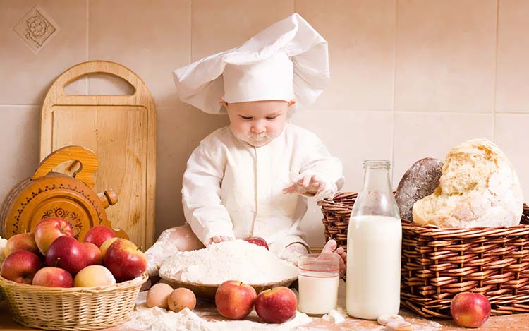 厨师-可爱的宝宝摄影壁纸