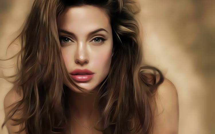 Angelina Jolie 安吉丽娜·朱莉美丽的女人壁纸