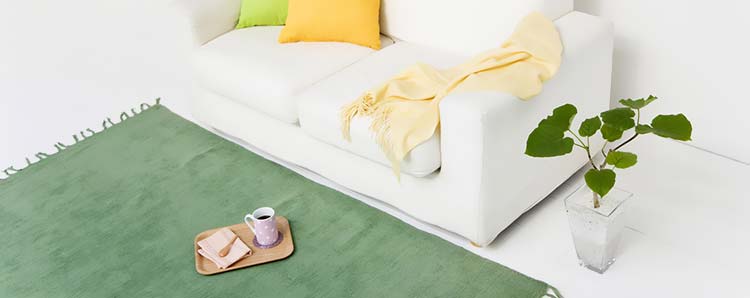 小清新居家家具沙发地毯