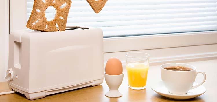 静物早餐土司鸡蛋厨房