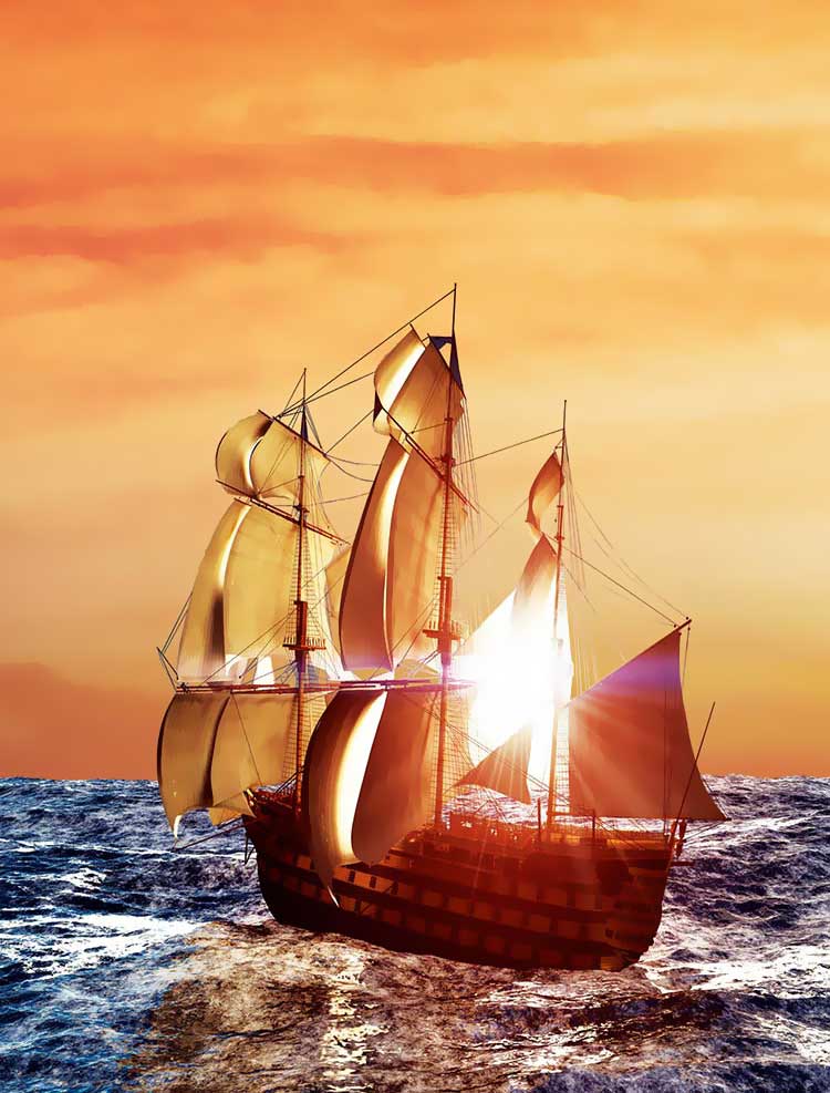 企业文化帆船展望文化图片
