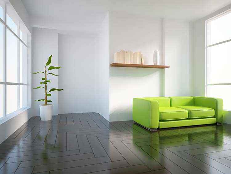 房间客厅绿植沙发背景图