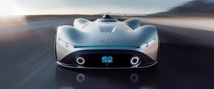 奔驰银箭Mercedes-Benz Vision EQ Silver Arrow 3440×1440