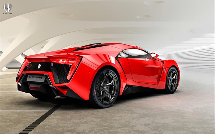 Lykan Hypersport 红色超级跑车4K壁纸