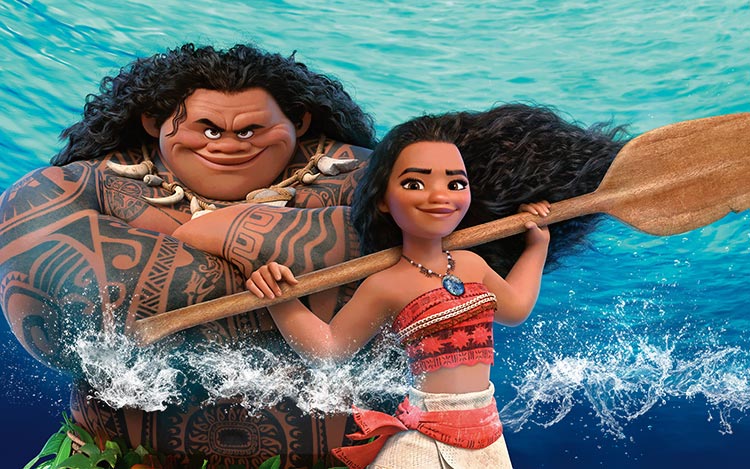 海洋奇缘 Moana 毛伊 莫亚娜 高清海报图片