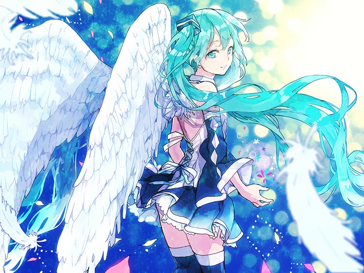 初音天使4k动漫背景